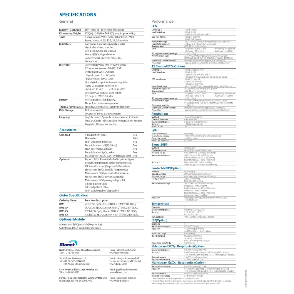PATIENT MONITOR BM5